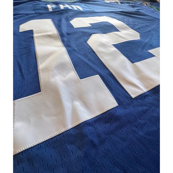 Seattle Seahawks 12 Fan Retro Jersey Mitchell & Ness 3XL NEW - Picture 4 of 10